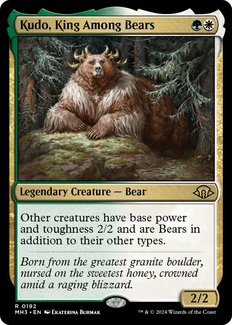 Kudo, King Among Bears [Modern Horizons 3] | Gamer Loot