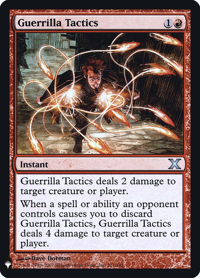 Guerrilla Tactics [Mystery Booster] | Gamer Loot
