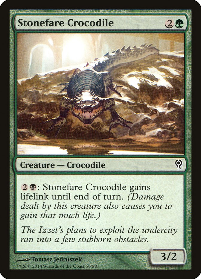 Stonefare Crocodile [Duel Decks: Jace vs. Vraska] | Gamer Loot