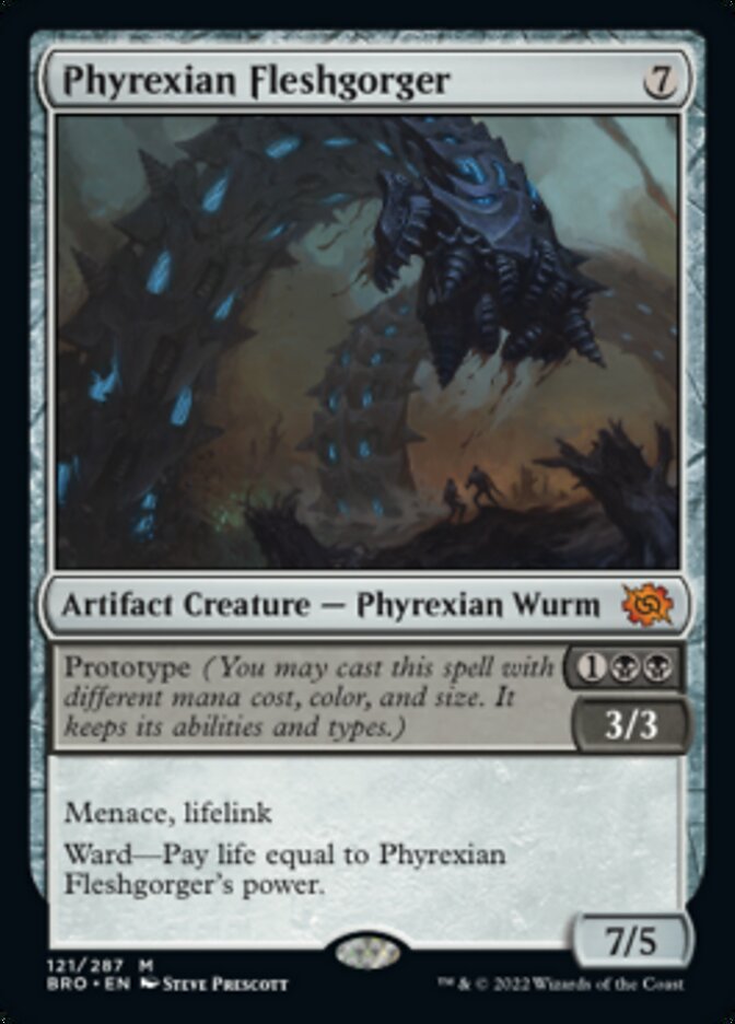 Phyrexian Fleshgorger (Promo Pack) [The Brothers' War Promos] | Gamer Loot