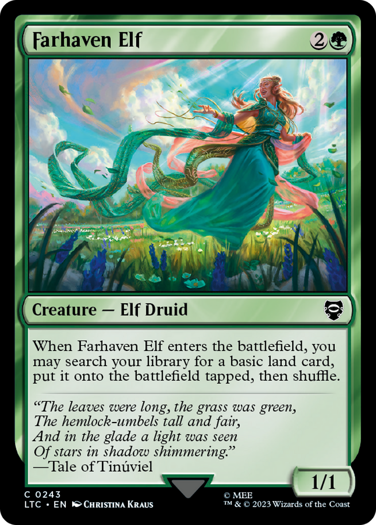 Farhaven Elf [The Lord of the Rings: Tales of Middle-Earth Commander] | Gamer Loot