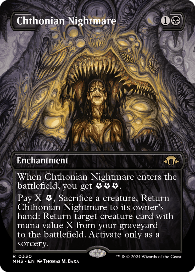 Chthonian Nightmare (Borderless) [Modern Horizons 3] | Gamer Loot