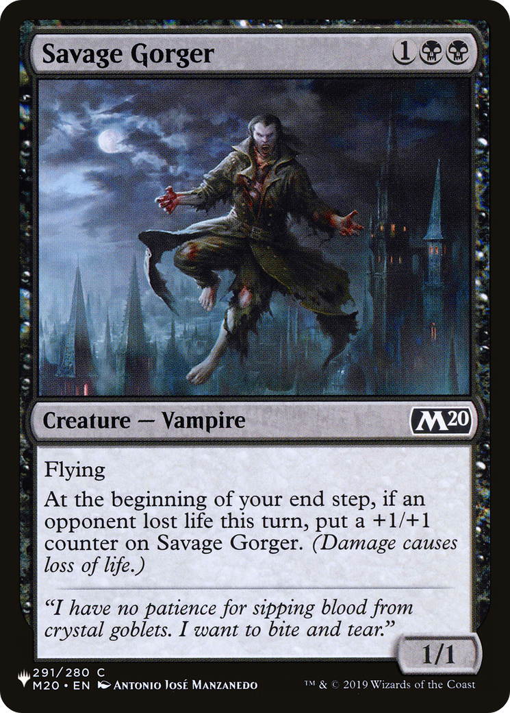 Savage Gorger [The List Reprints] | Gamer Loot