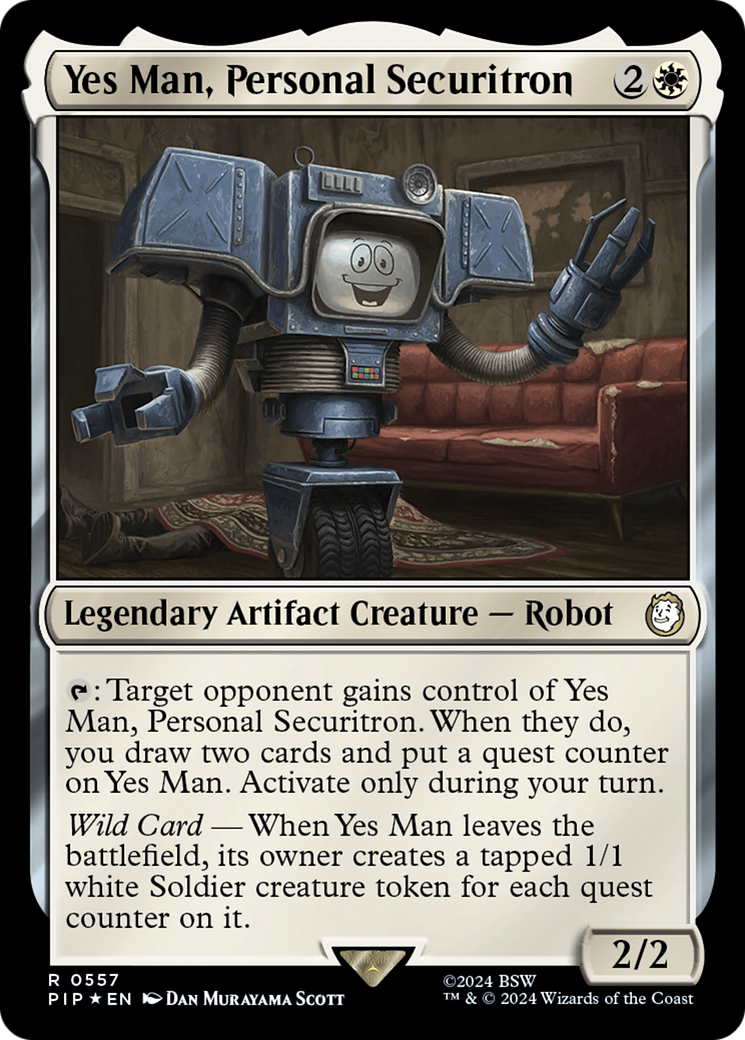 Yes Man, Personal Securitron (Surge Foil) [Fallout] | Gamer Loot