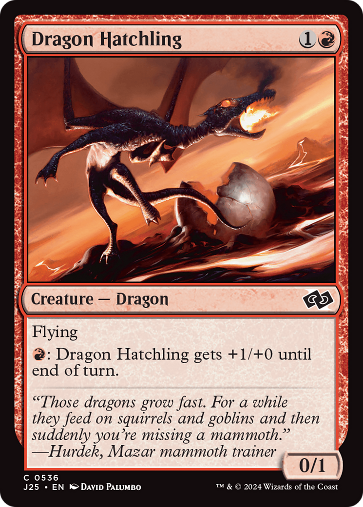 Dragon Hatchling [Foundations Jumpstart] | Gamer Loot