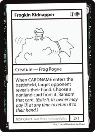 Frogkin Kidnapper (2021 Edition) [Mystery Booster Playtest Cards] | Gamer Loot