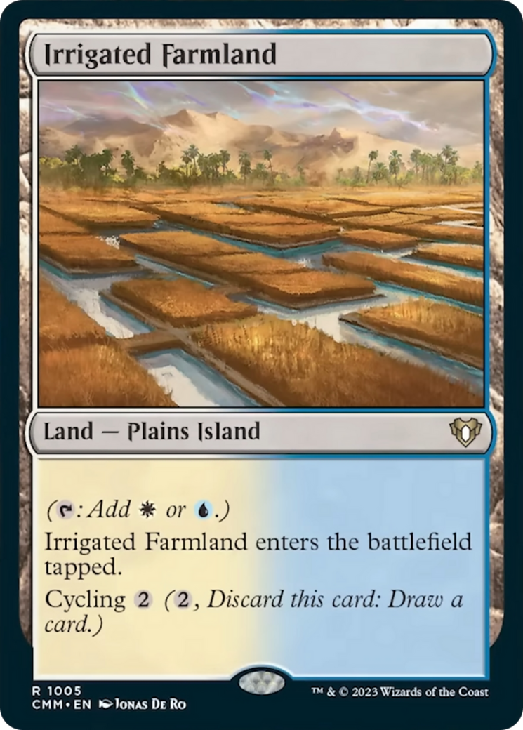 Irrigated Farmland [Commander Masters] | Gamer Loot