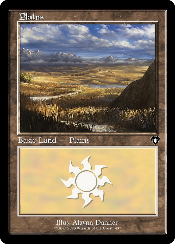 Plains (437) (Retro) [Commander Masters] | Gamer Loot