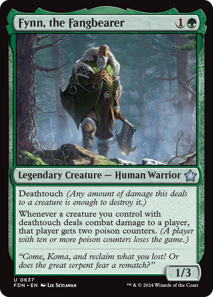 Fynn, the Fangbearer [Foundations] | Gamer Loot