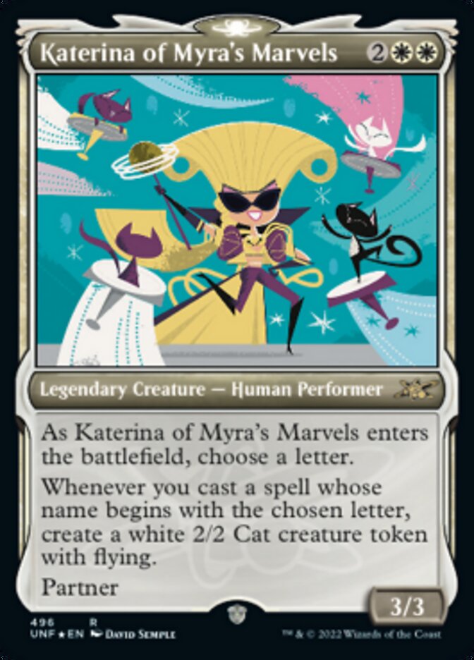 Katerina of Myra's Marvels (Showcase) (Galaxy Foil) [Unfinity] | Gamer Loot