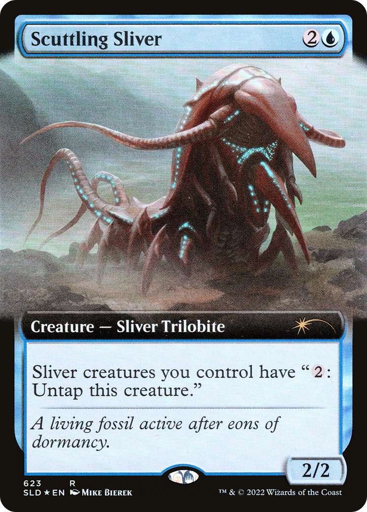 Scuttling Sliver (Extended Art) [Secret Lair Drop Promos] | Gamer Loot