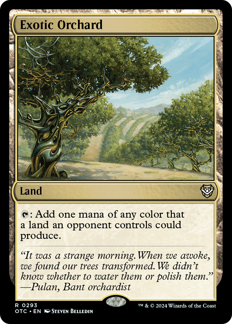 Exotic Orchard [Outlaws of Thunder Junction Commander] | Gamer Loot