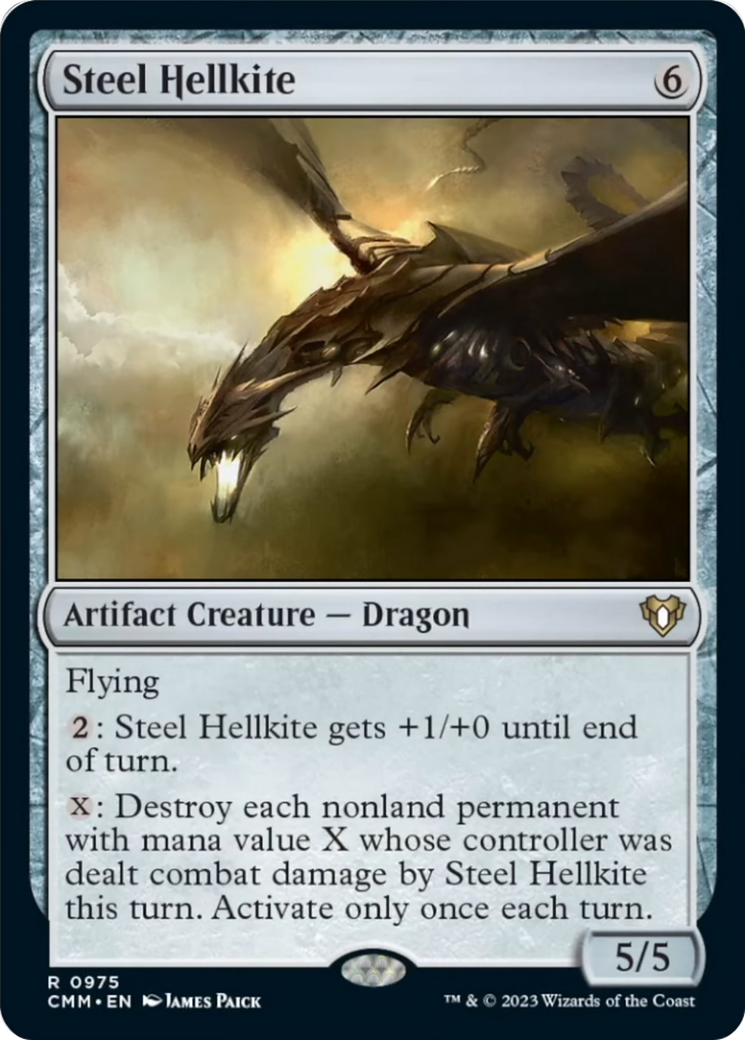 Steel Hellkite [Commander Masters] | Gamer Loot