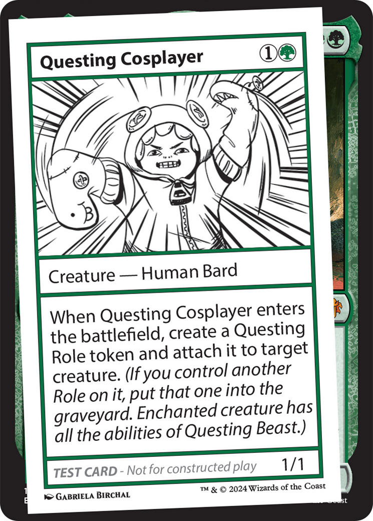 Questing Cosplayer [Mystery Booster 2 Playtest Cards] | Gamer Loot