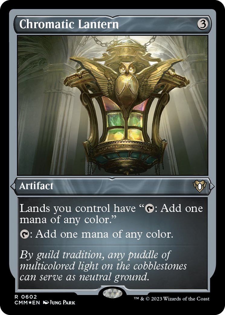 Chromatic Lantern (Foil Etched) [Commander Masters] | Gamer Loot