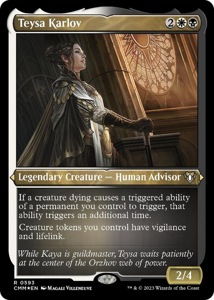 Teysa Karlov (Foil Etched) [Commander Masters] | Gamer Loot