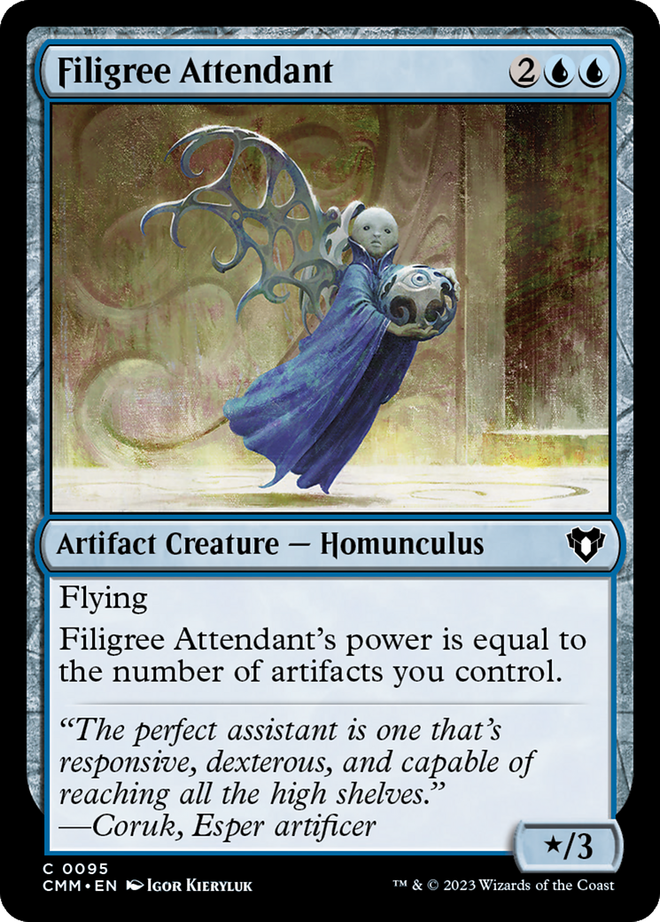 Filigree Attendant [Commander Masters] | Gamer Loot