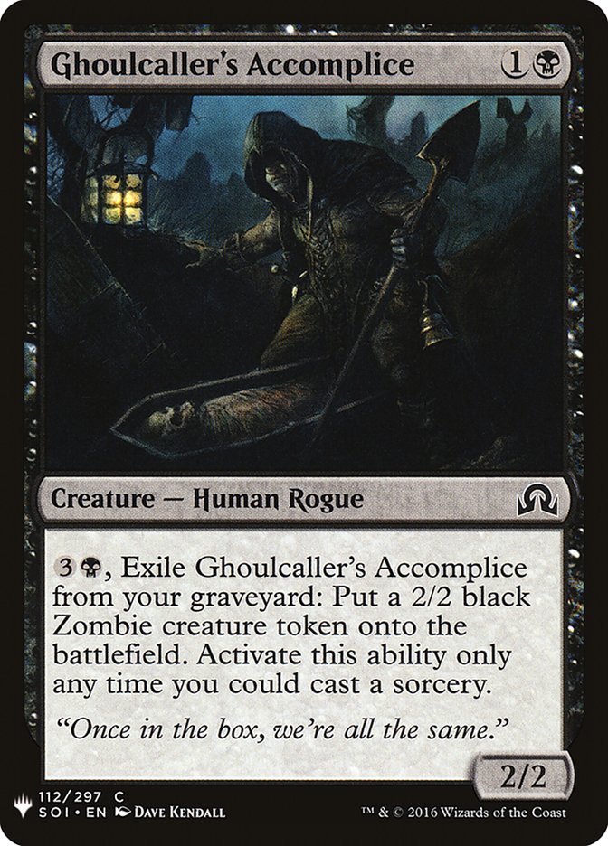 Ghoulcaller's Accomplice [Mystery Booster] | Gamer Loot