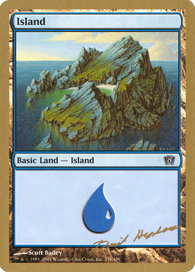 Island (dh338) (Dave Humpherys) [World Championship Decks 2003] | Gamer Loot