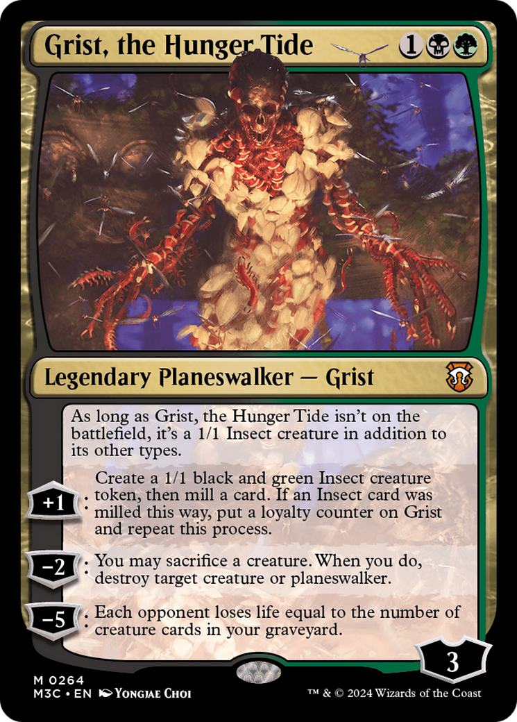 Grist, the Hunger Tide (Ripple Foil) [Modern Horizons 3 Commander] | Gamer Loot