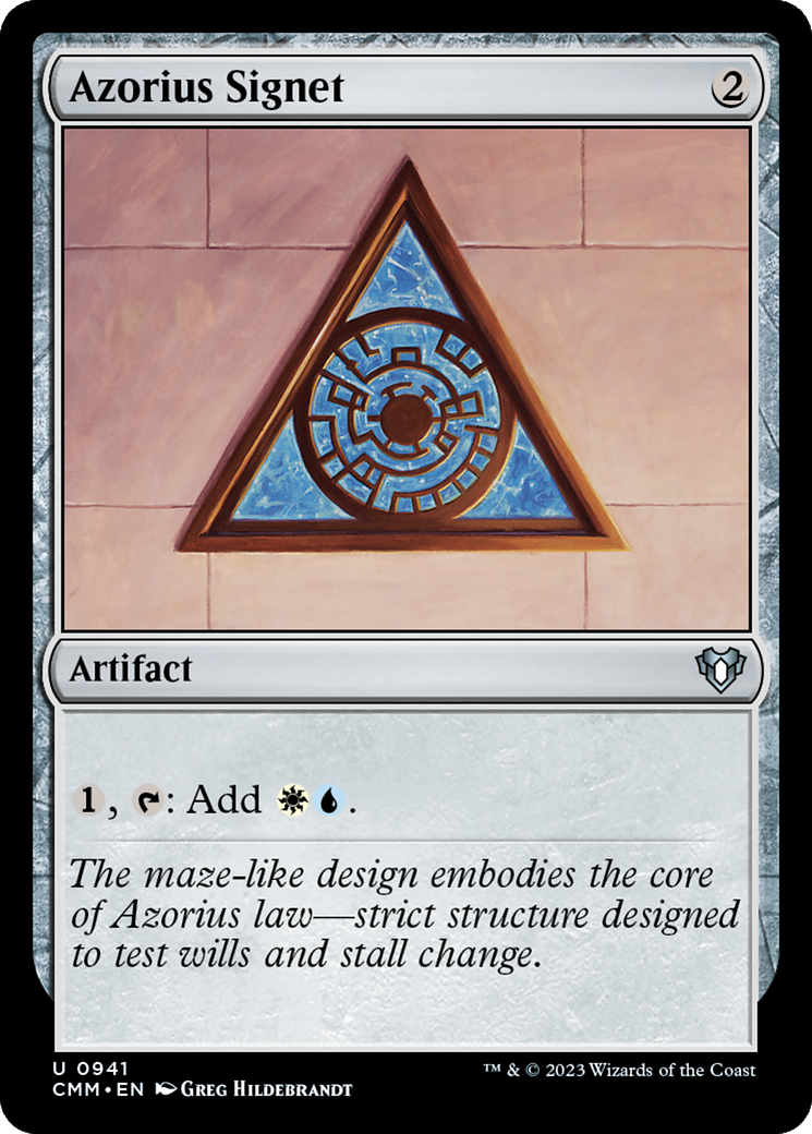 Azorius Signet [Commander Masters] | Gamer Loot