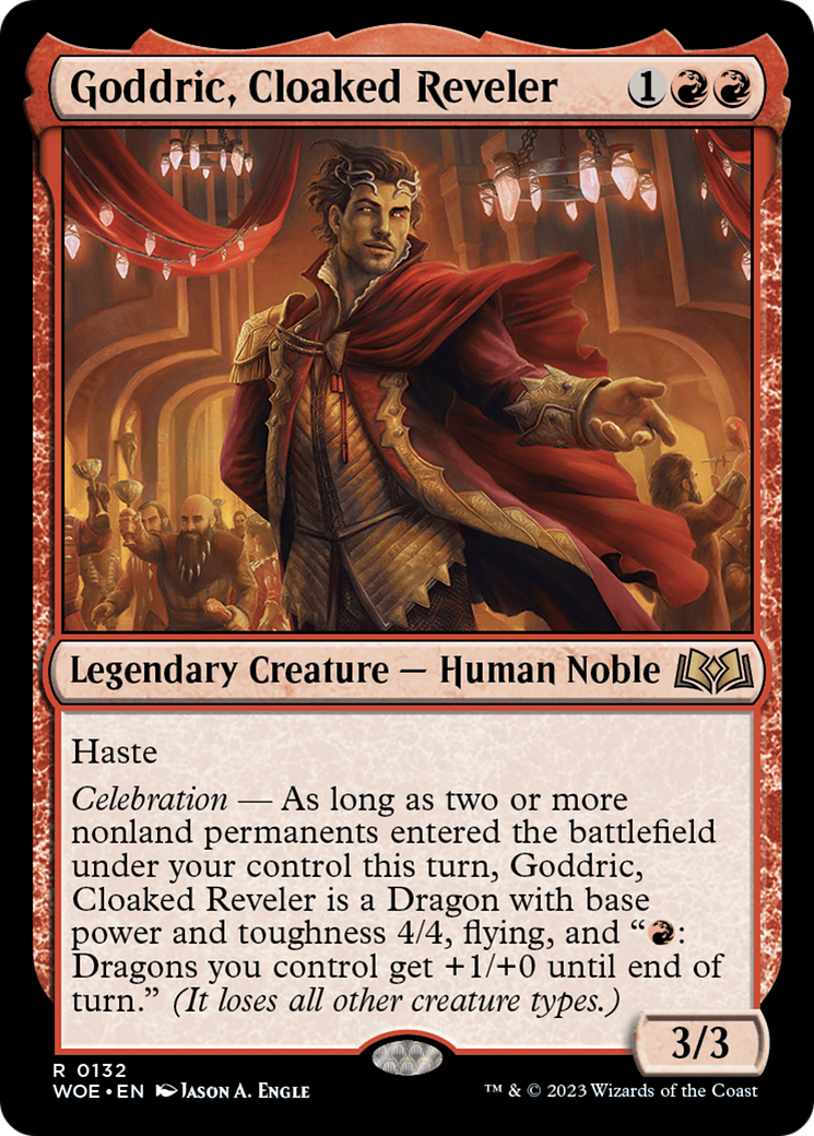 Goddric, Cloaked Reveler [Wilds of Eldraine] | Gamer Loot