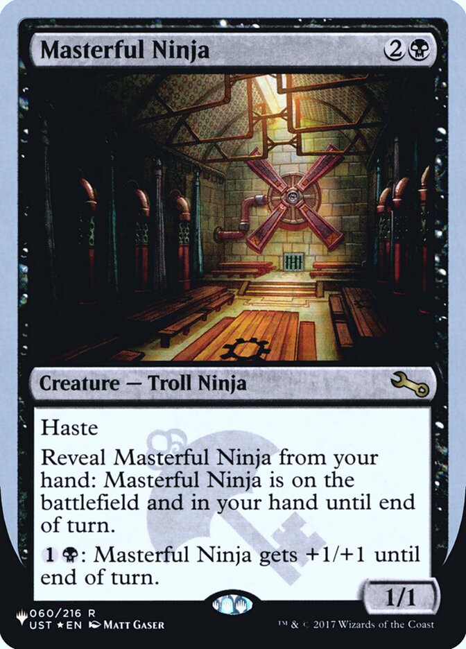 Masterful Ninja (Unfinity Foil Edition) [The List] | Gamer Loot