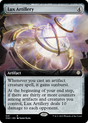 Lux Artillery (Extended Art) [Phyrexia: All Will Be One Commander] | Gamer Loot