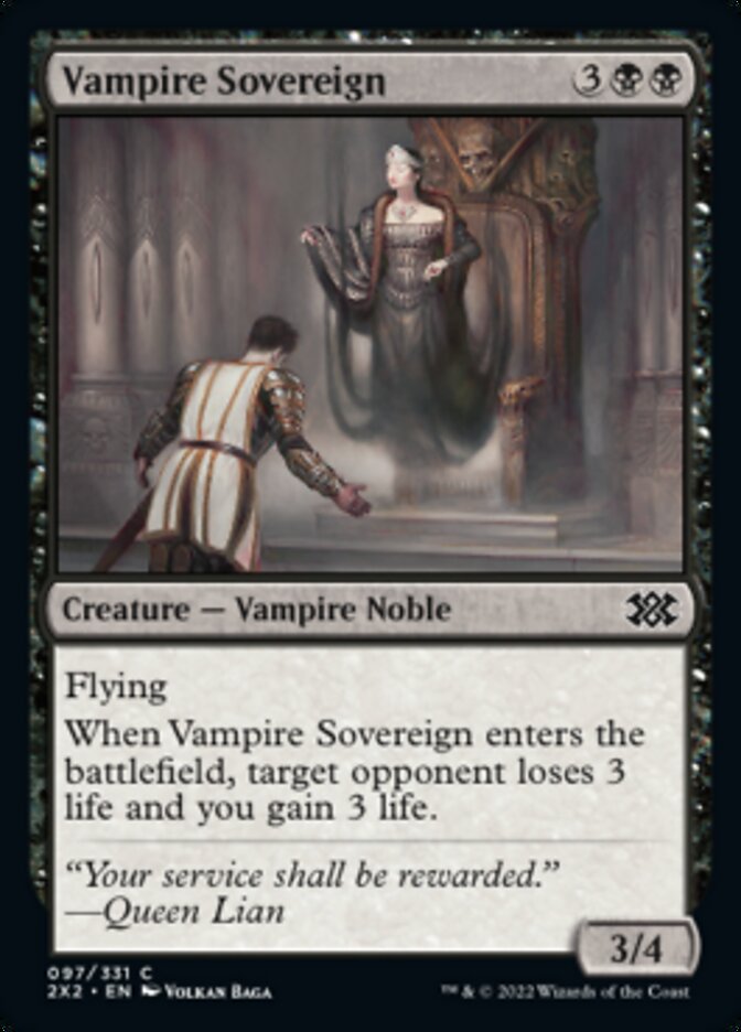 Vampire Sovereign [Double Masters 2022] | Gamer Loot