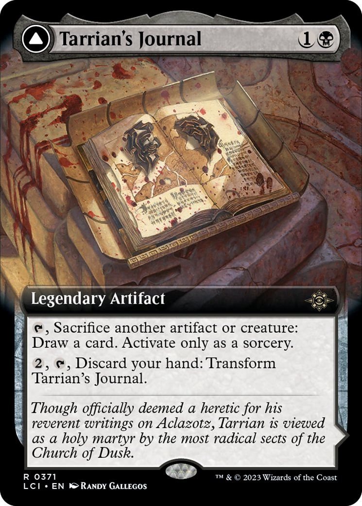 Tarrian's Journal // The Tomb of Aclazotz (Extended Art) [The Lost Caverns of Ixalan] | Gamer Loot