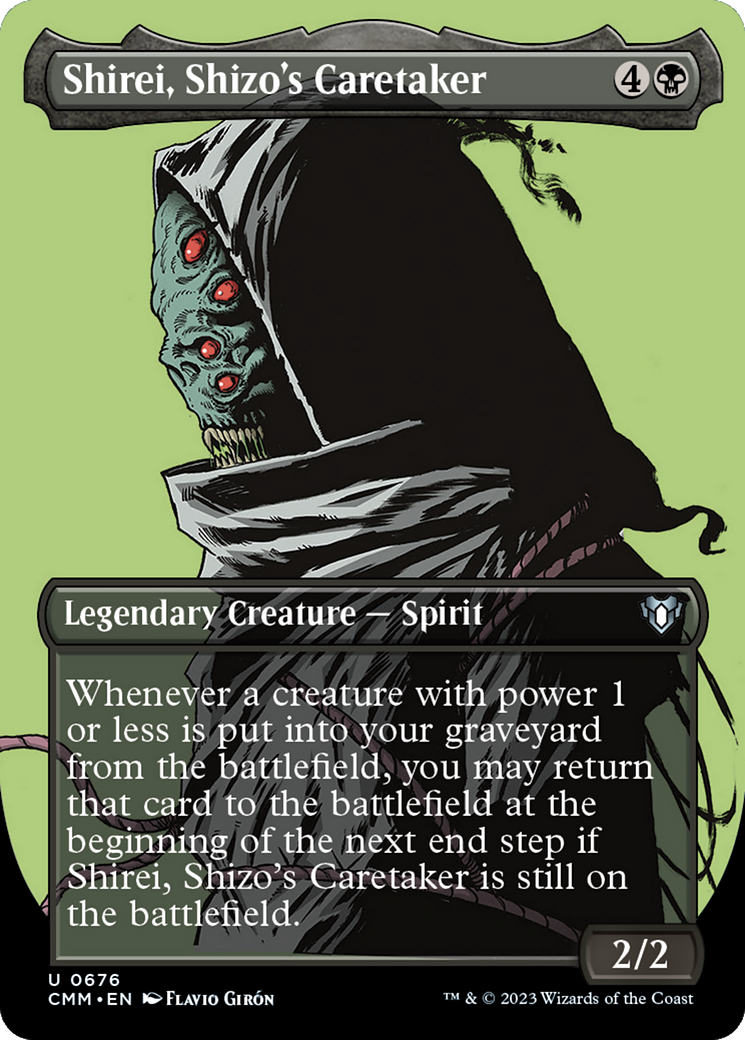 Shirei, Shizo's Caretaker (Borderless Profile) [Commander Masters] | Gamer Loot