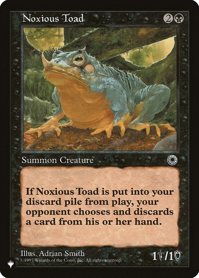 Noxious Toad [The List] | Gamer Loot