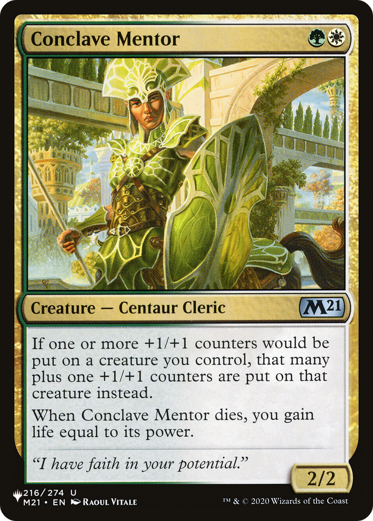 Conclave Mentor [The List Reprints] | Gamer Loot