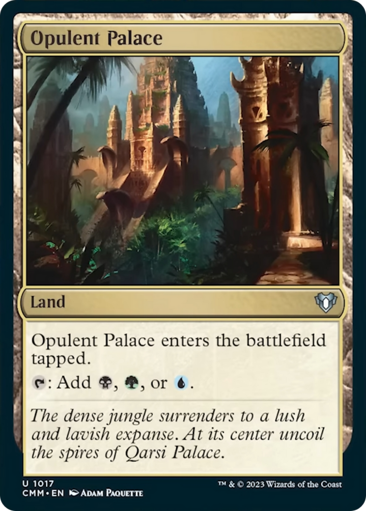 Opulent Palace [Commander Masters] | Gamer Loot