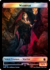 Warrior // Food (0058) Double-Sided Token (Surge Foil) [Doctor Who Tokens] | Gamer Loot