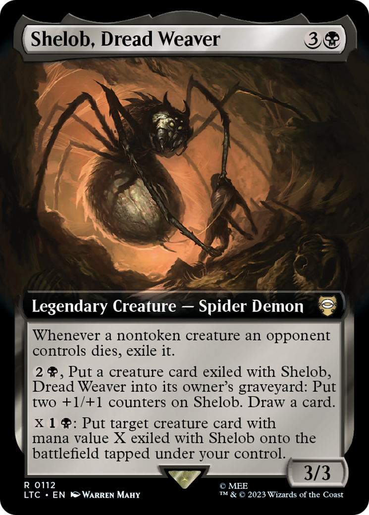Shelob, Dread Weaver (Extended Art) [The Lord of the Rings: Tales of Middle-Earth Commander] | Gamer Loot