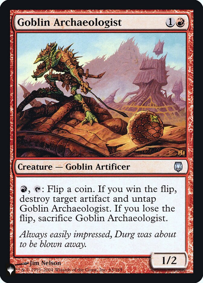 Goblin Archaeologist [Secret Lair: Heads I Win, Tails You Lose] | Gamer Loot