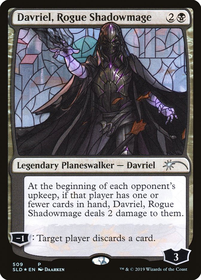 Davriel, Rogue Shadowmage (Stained Glass) [Secret Lair Drop Promos] | Gamer Loot