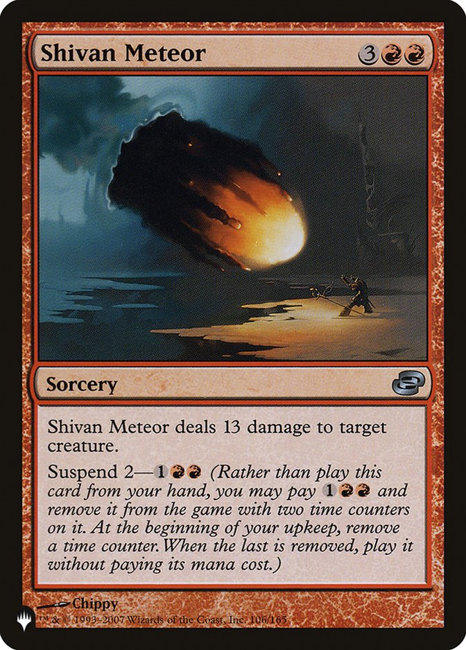 Shivan Meteor [The List] | Gamer Loot