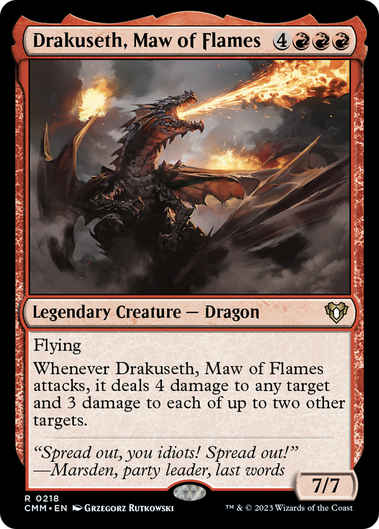 Drakuseth, Maw of Flames [Commander Masters] | Gamer Loot