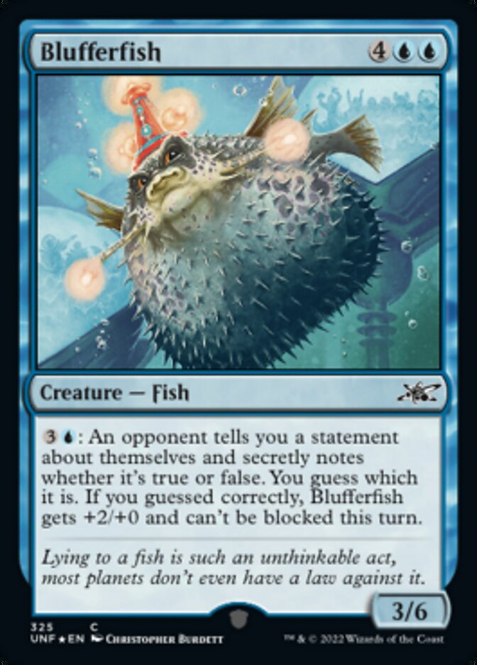 Blufferfish (Galaxy Foil) [Unfinity] | Gamer Loot