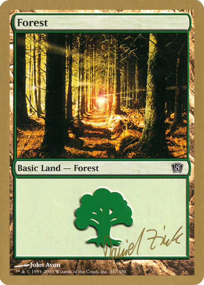 Forest (dz347) (Daniel Zink) [World Championship Decks 2003] | Gamer Loot