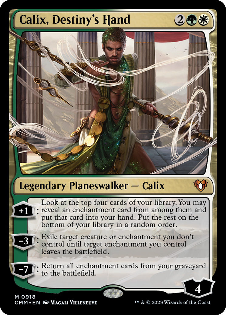 Calix, Destiny's Hand [Commander Masters] | Gamer Loot