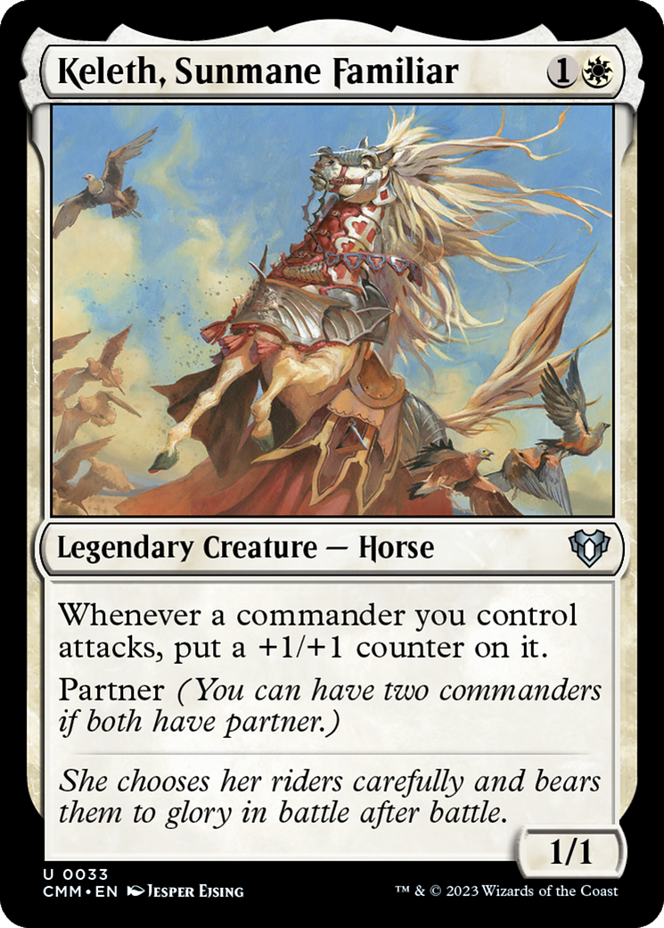 Keleth, Sunmane Familiar [Commander Masters] | Gamer Loot
