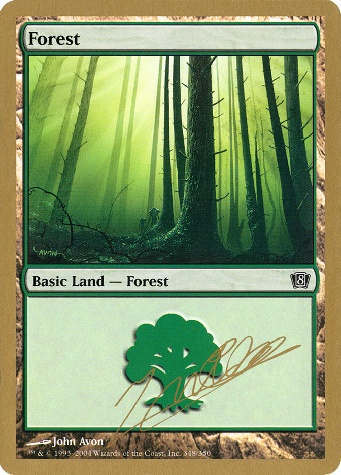 Forest (jn348) (Julien Nuijten) [World Championship Decks 2004] | Gamer Loot