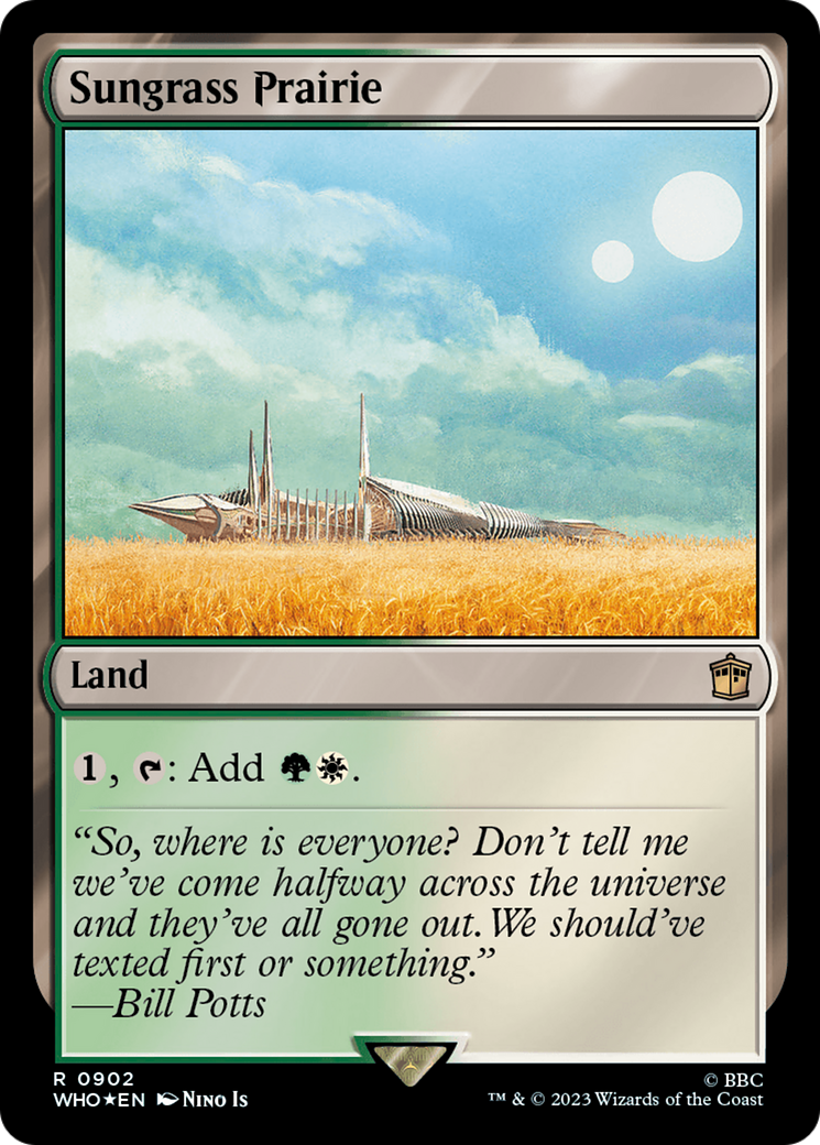 Sungrass Prairie (Surge Foil) [Doctor Who] | Gamer Loot