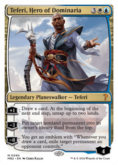 Teferi, Hero of Dominaria (White Border) [Mystery Booster 2] | Gamer Loot