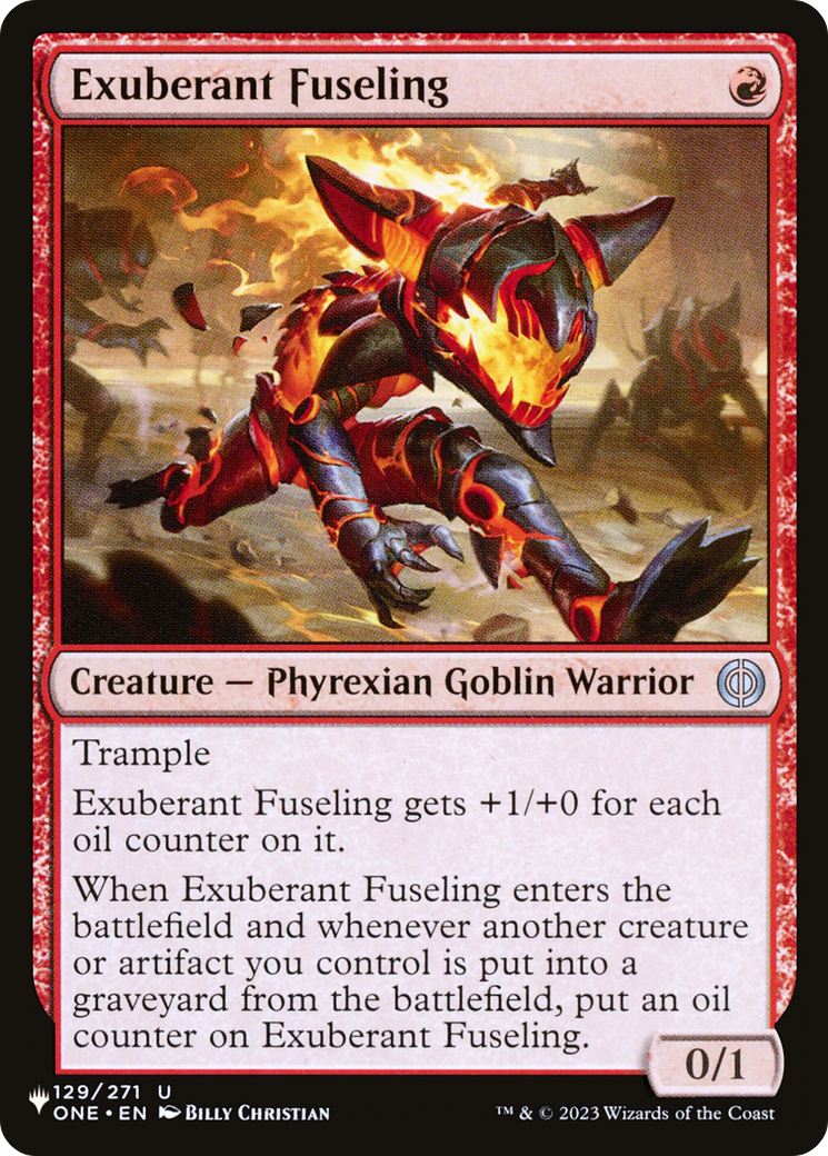 Exuberant Fuseling [The List Reprints] | Gamer Loot