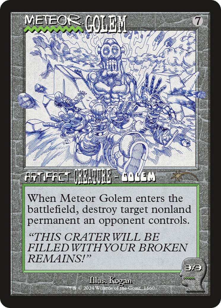 Meteor Golem (1660) (Rainbow Foil) [Secret Lair Drop Series] | Gamer Loot