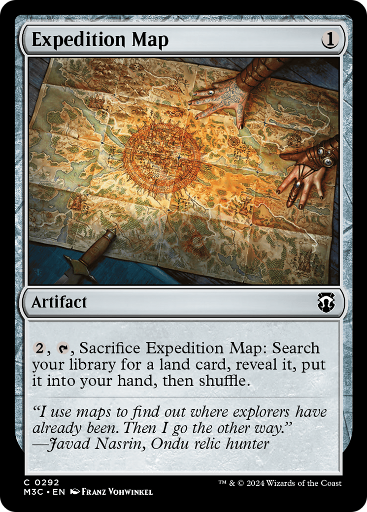 Expedition Map (Ripple Foil) [Modern Horizons 3 Commander] | Gamer Loot